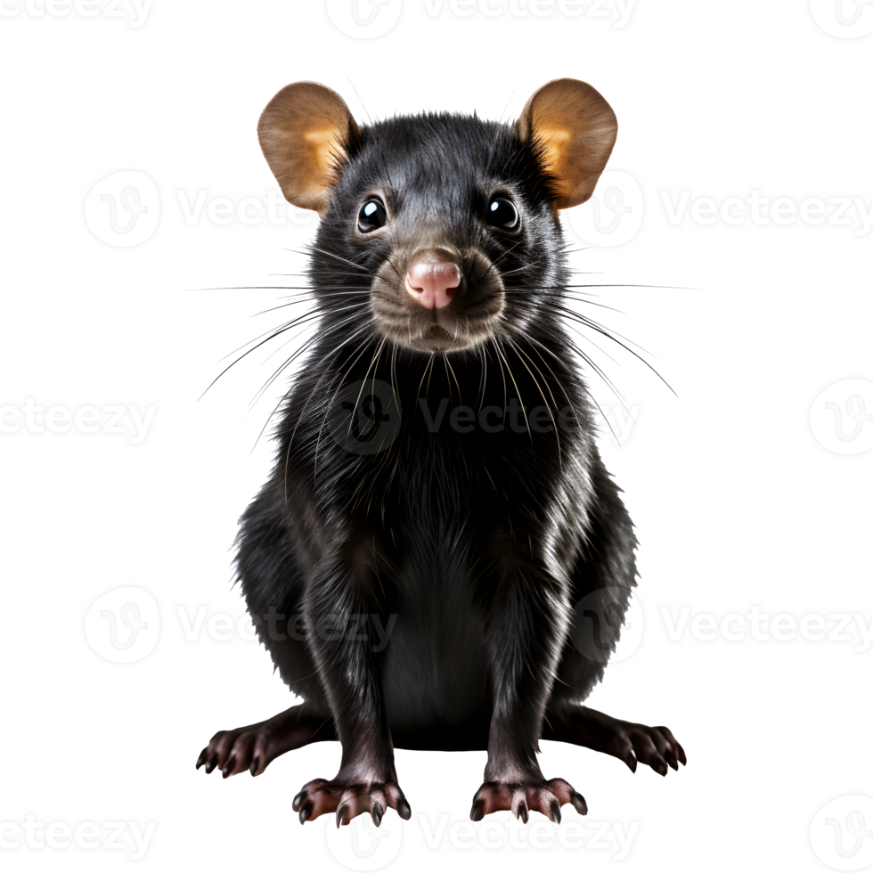 rat isolated on white background ,mouse png ,generative ai