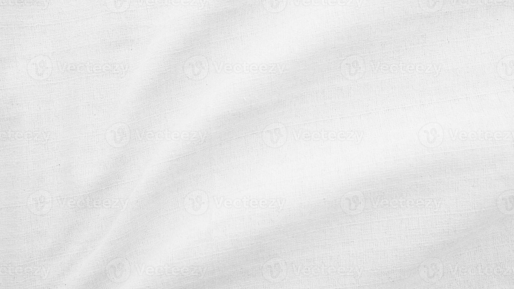 Organic Fabric cotton backdrop White linen canvas crumpled natural cotton fabric Natural handmade linen top view background  organic Eco textiles White Fabric linen texture photo