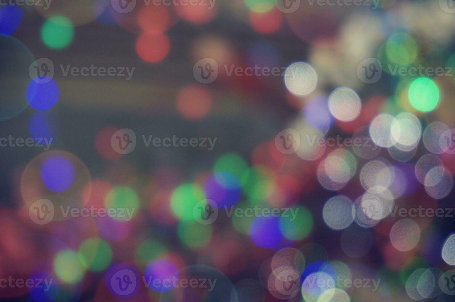 Abstract bokeh glitter vintage lights. Christmas bokeh light defocused abstract background.Can be used wallpaper texture with copy space area for a text photo