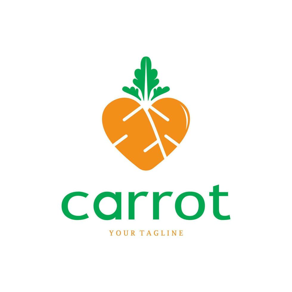 Zanahoria ilustración creativo diseño Zanahoria agrícola producto logo icono, Zanahoria procesamiento,vegano alimento, agricultores mercado, vector
