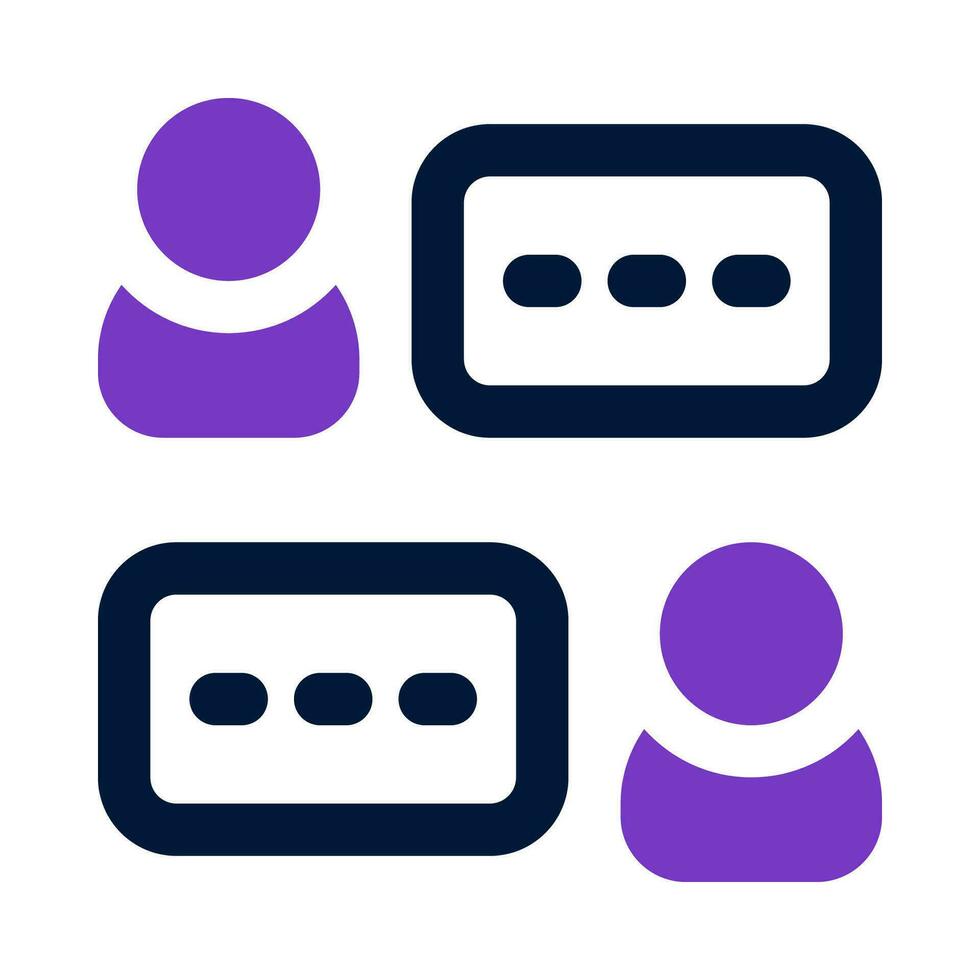 conversation icon for your website, mobile, presentation, and logo design. vector