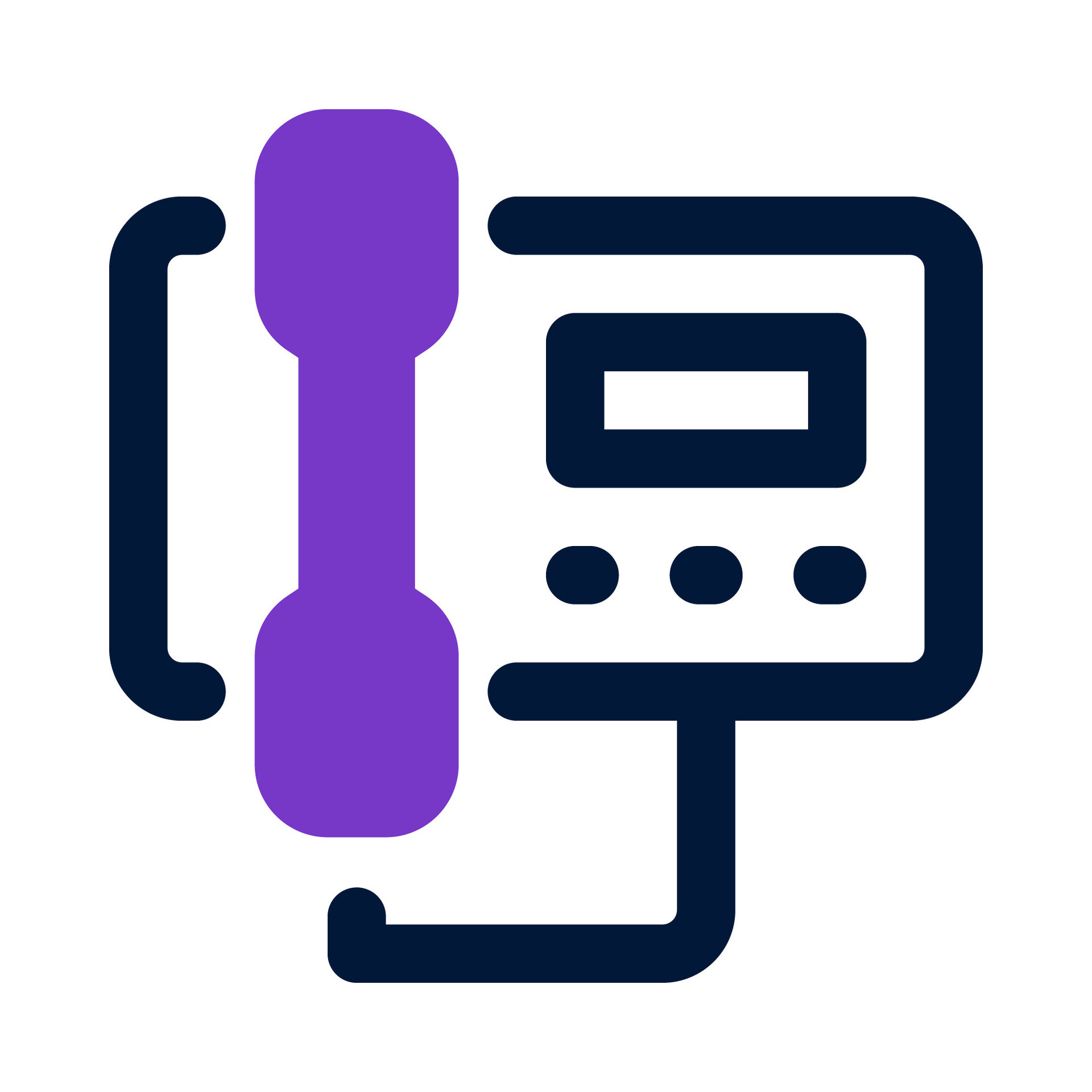 telephone icon for your website, mobile, presentation, and logo design ...