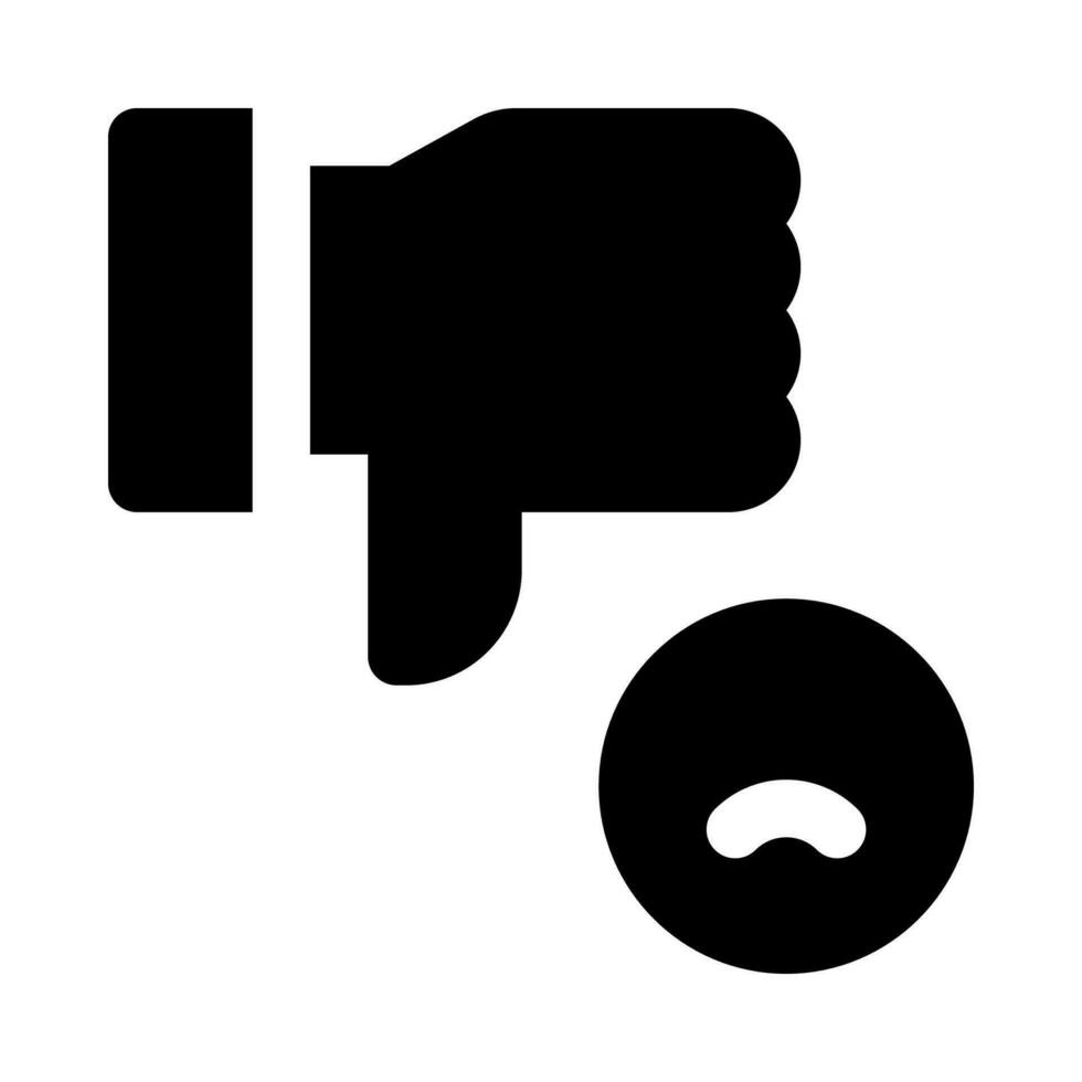 dislike icon for your website, mobile, presentation, and logo design. vector