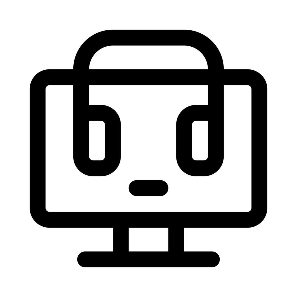 tech support icon for your website, mobile, presentation, and logo design. vector