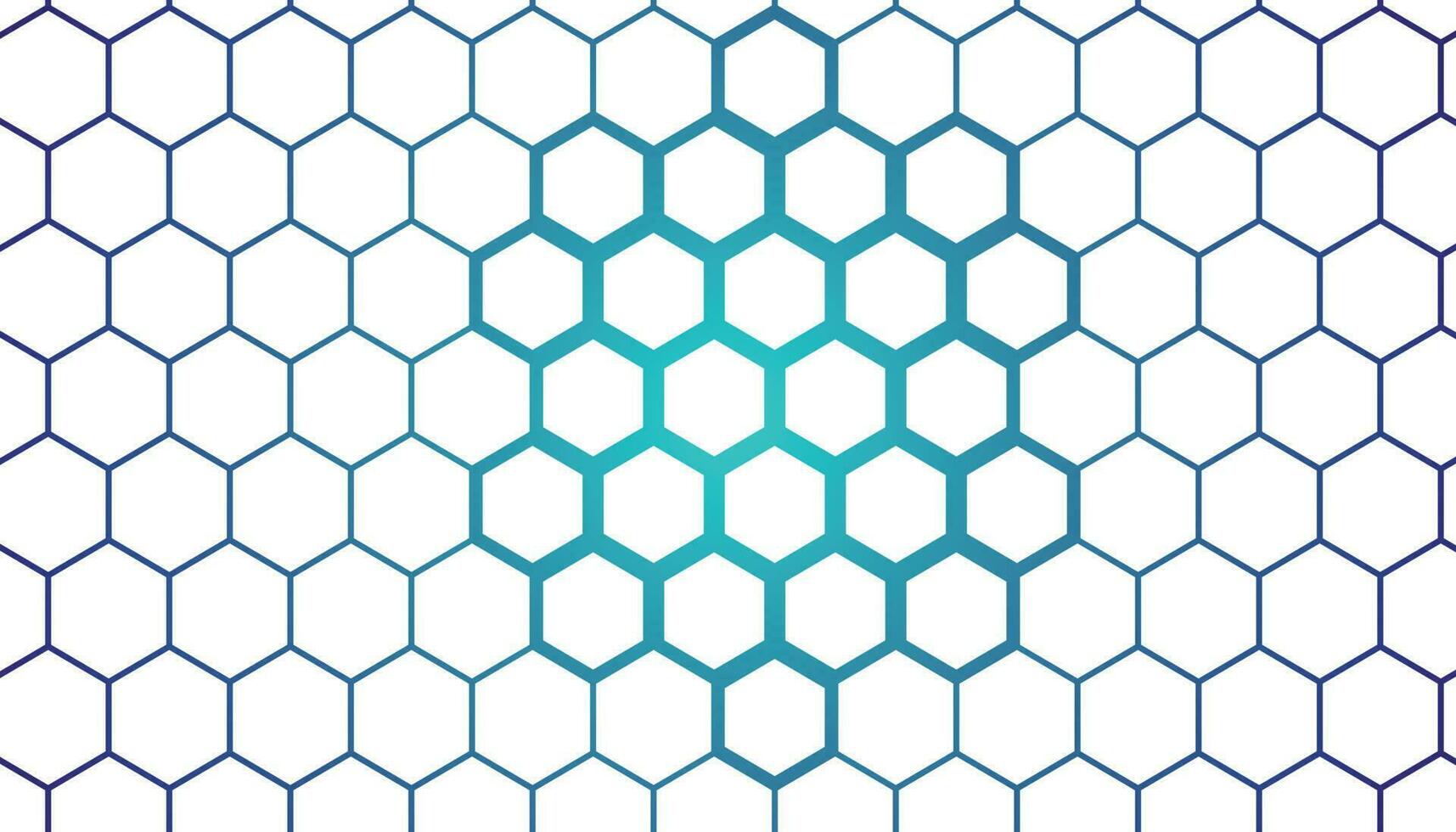 Abstract hexagon white background, blue light and shadow. vector