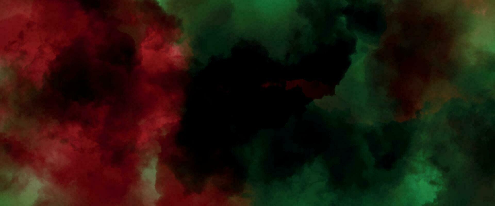 watercolor background. red green grunge texture vector