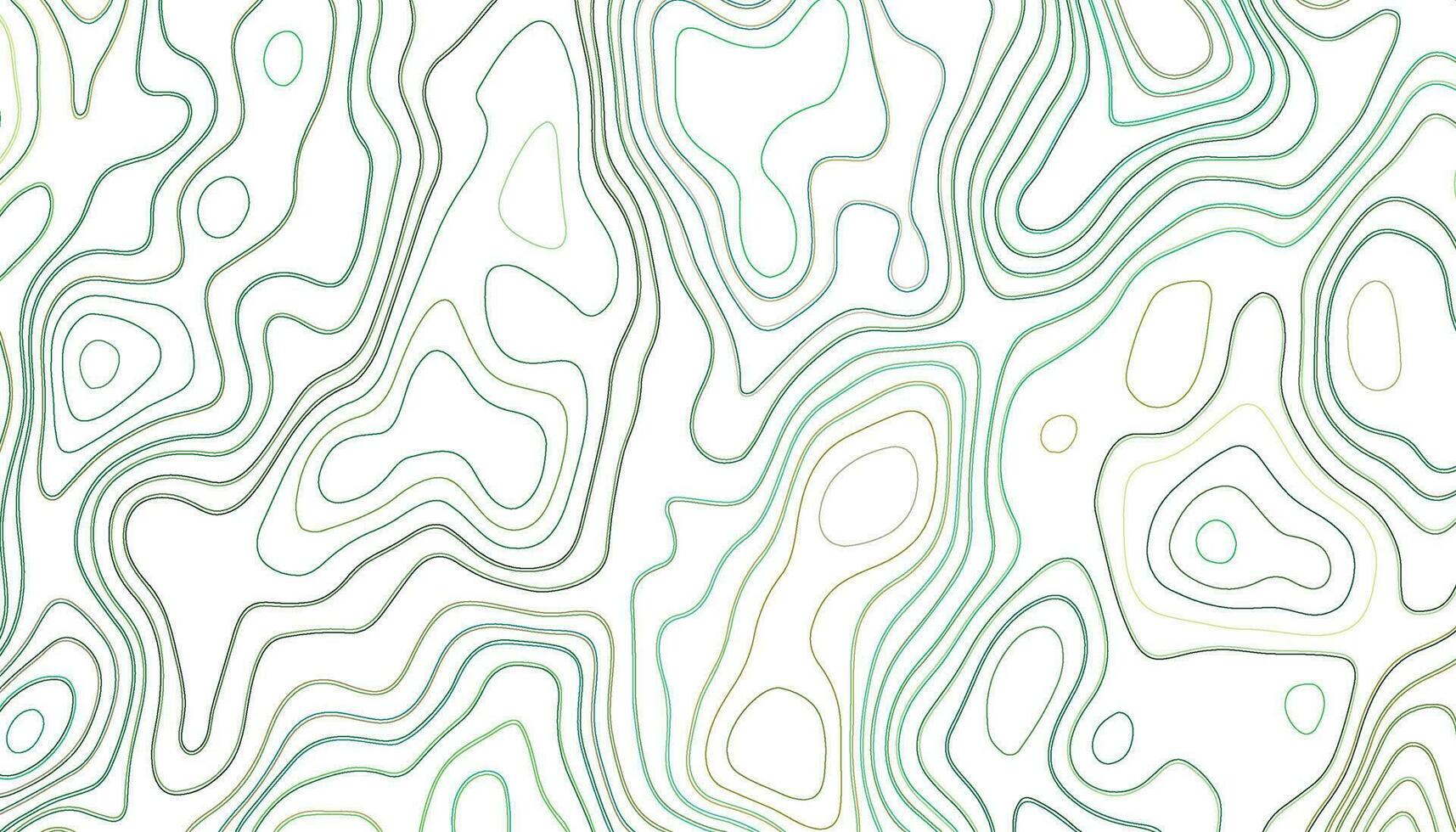 Topography relief. Outline cartography landscape. Abstract geographic background. Vector illustration. Trendy cover with wavy colorful lines
