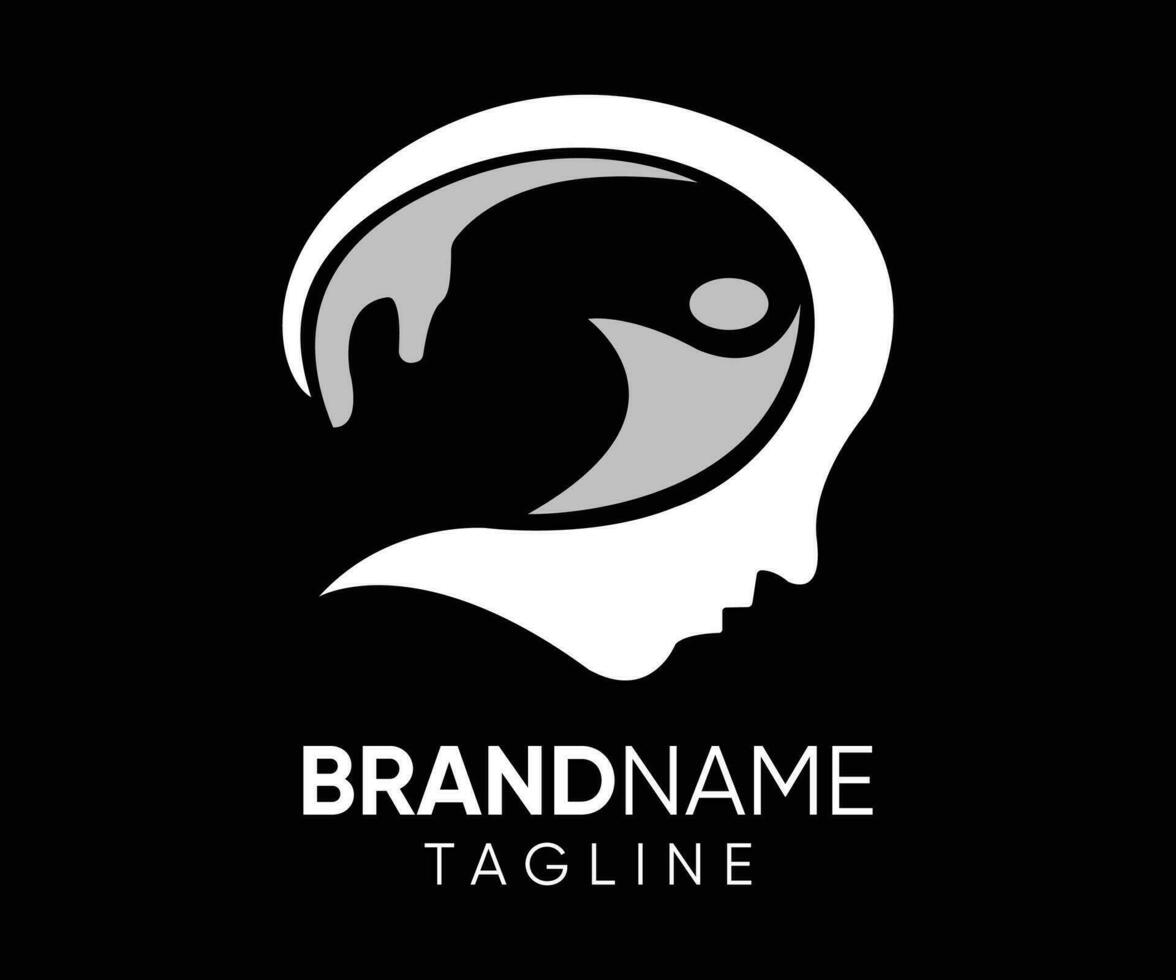 Brainstorming inspiration Logo Template vector icon illustration design