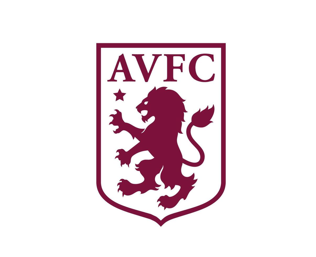 aston villa club logo granate símbolo primer ministro liga fútbol americano resumen diseño