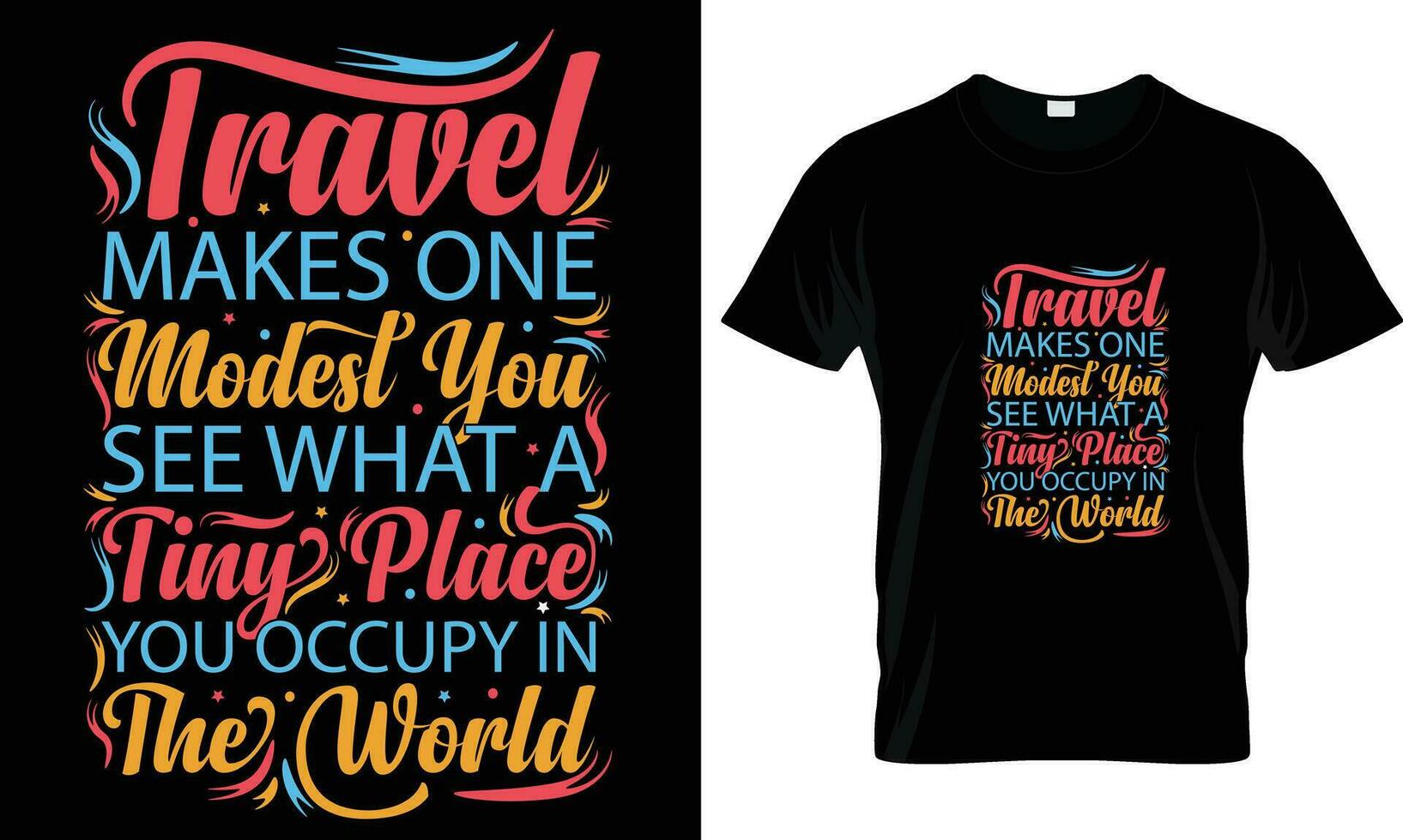 Travel t shirt design vector. vector