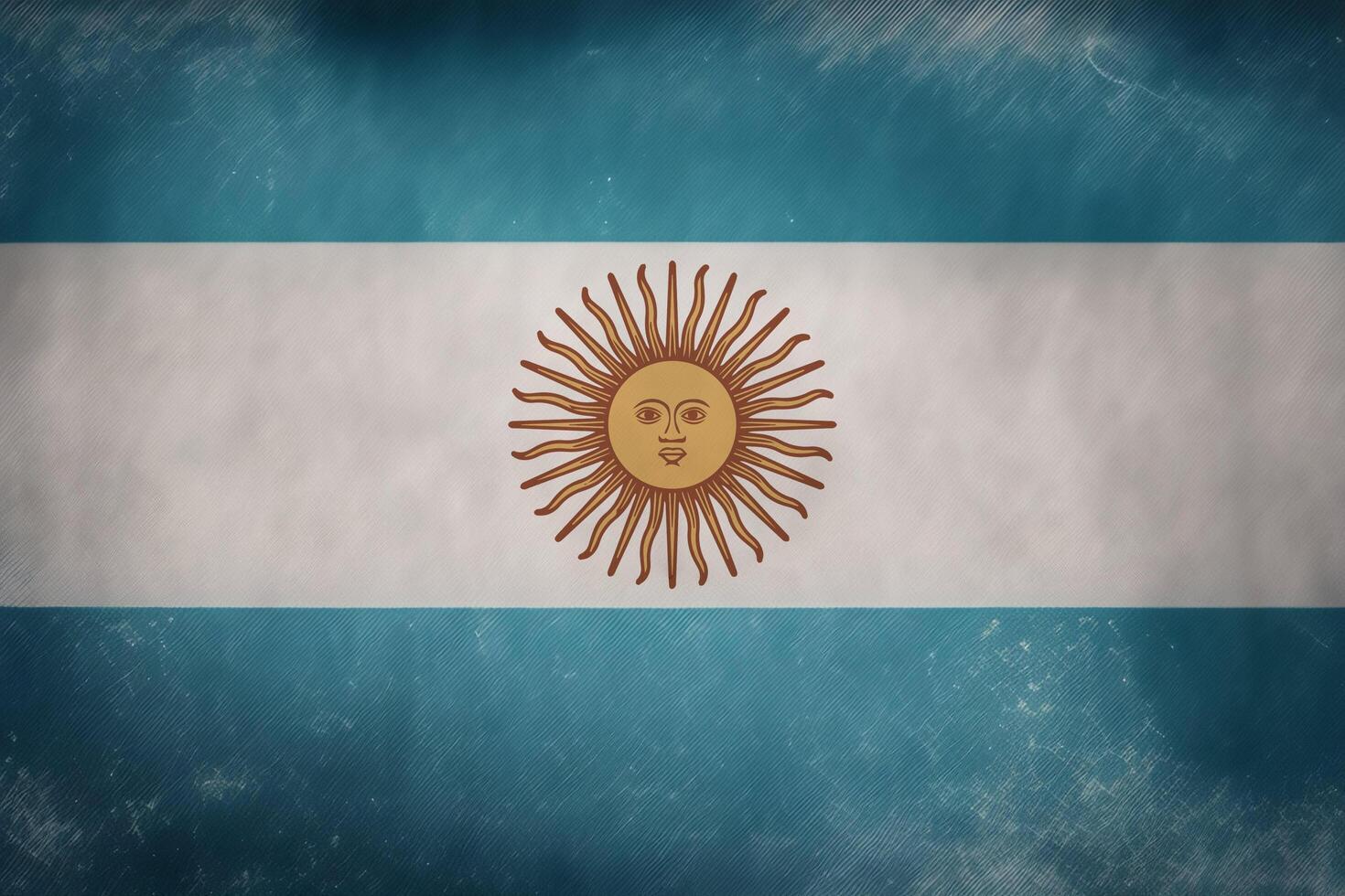 grunge style argentina flag background photo