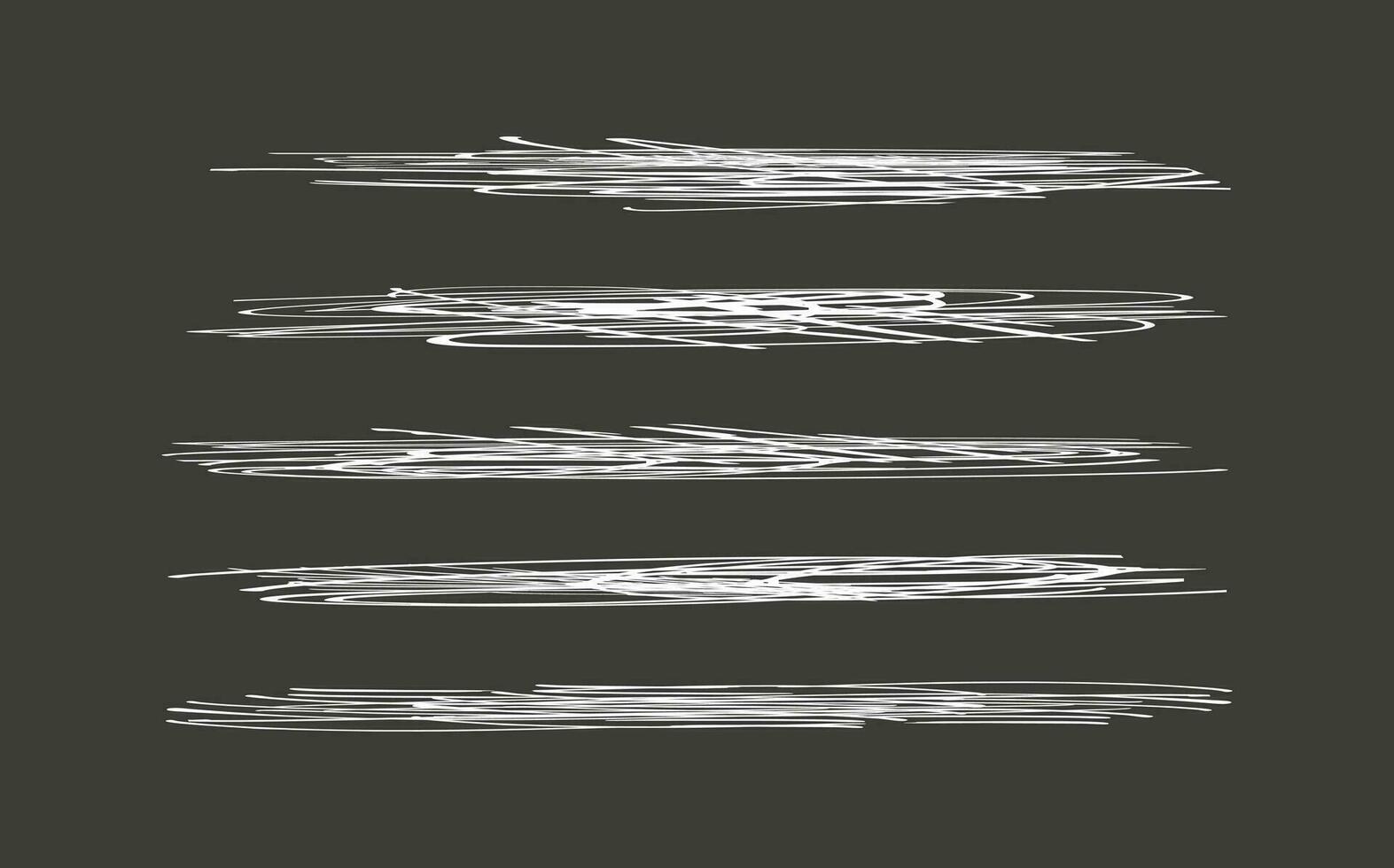 Swift twisted and crossed strikethroughs. Set of highlight lines and signatures. Brush stroke  markers or ink.Doodle vector graphic elements.