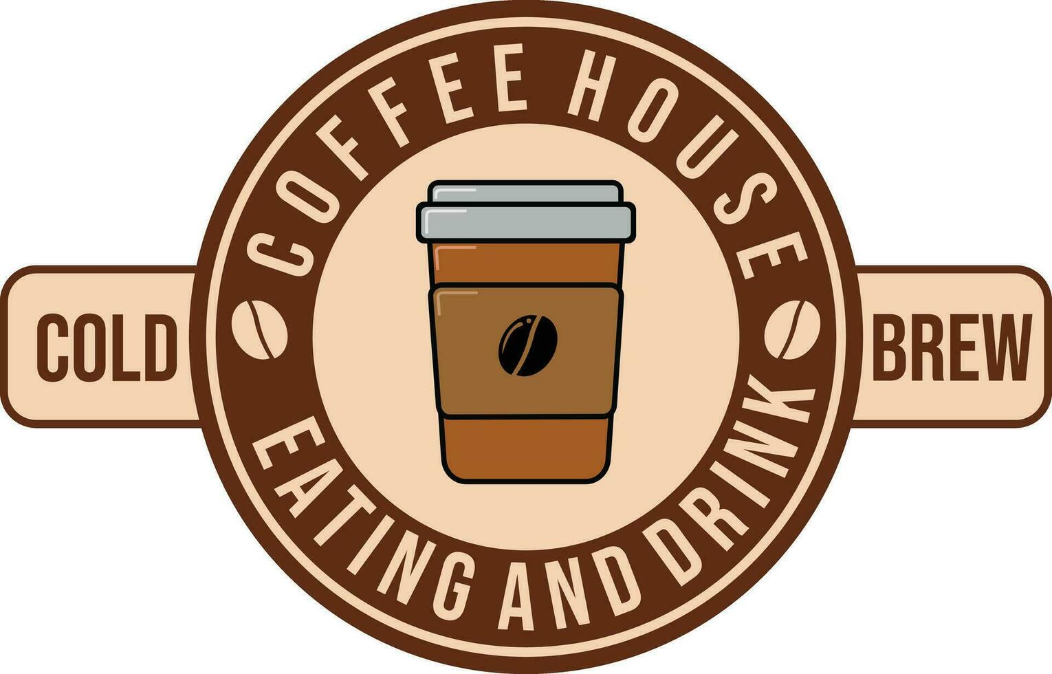 coffee cup icon stamp vector