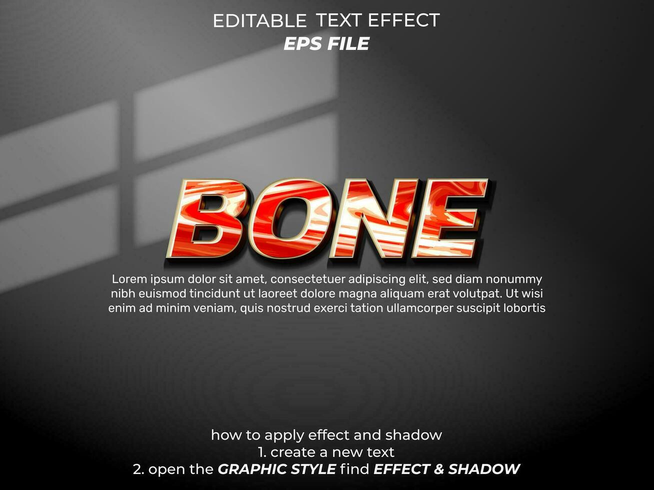 heroes text effect, font editable, typography, 3d text. vector template
