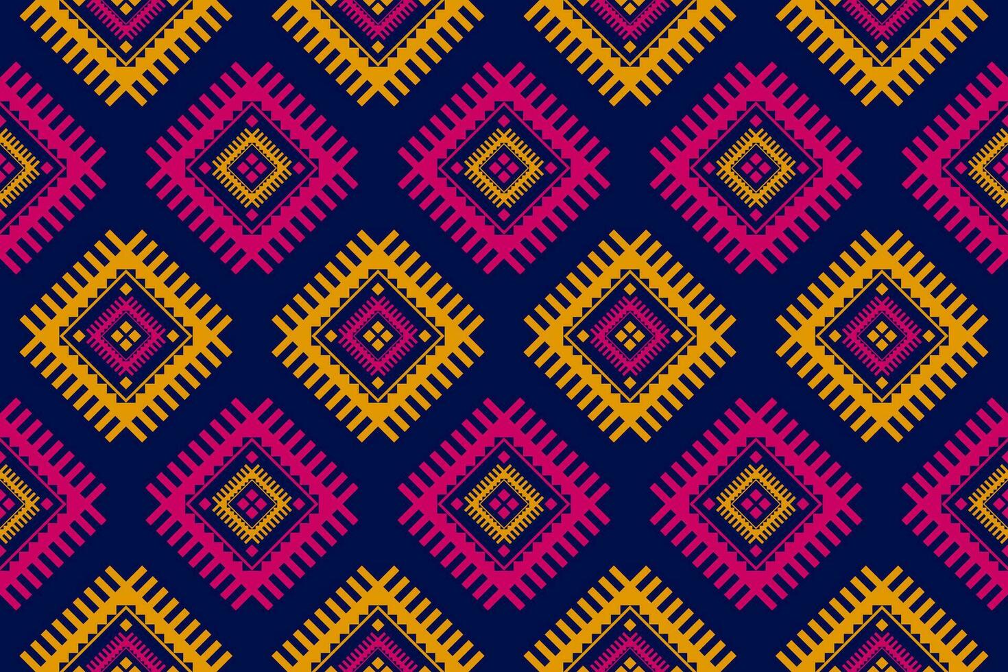 Ethnic Aztec pattern art. Geometric seamless pattern in tribal, folk embroidery, and Mexican style. vector