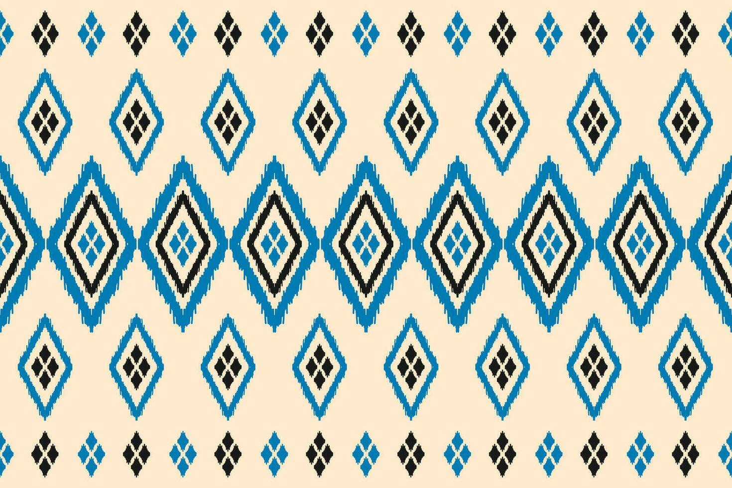 Carpet ikat pattern art. Ethnic oriental seamless pattern traditional. Indian style. vector