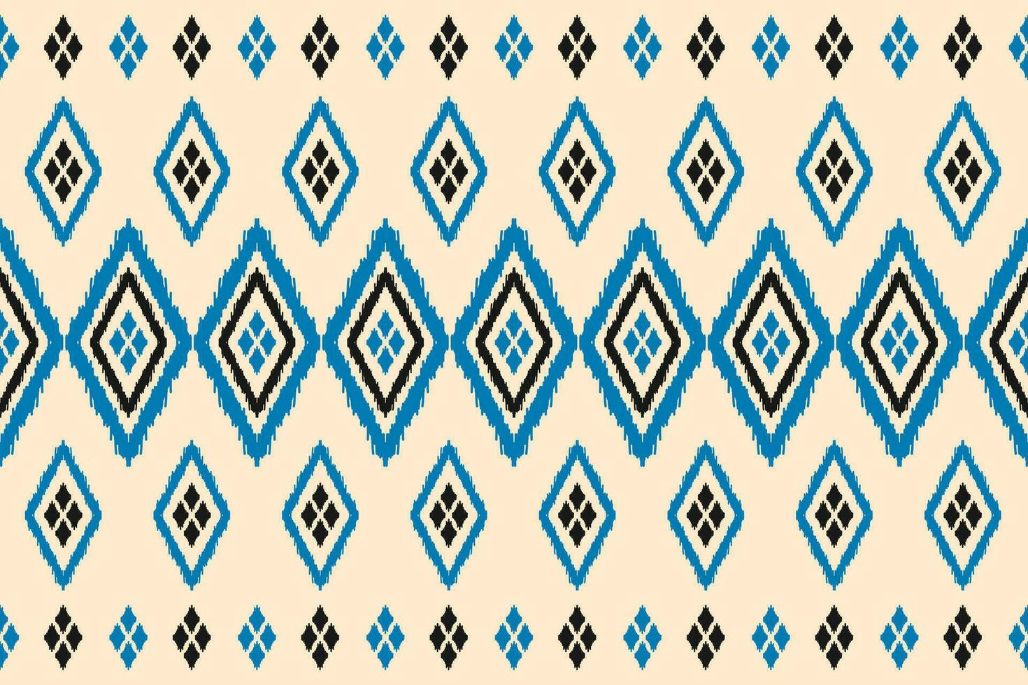 Carpet ikat pattern art. Ethnic oriental seamless pattern traditional. Indian style. vector