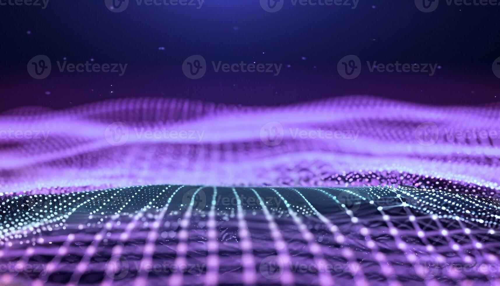 , Data technology abstract futuristic illustration. Low poly shape with connecting dots and lines on dark background. 3D rendering. Big data visualization. photo