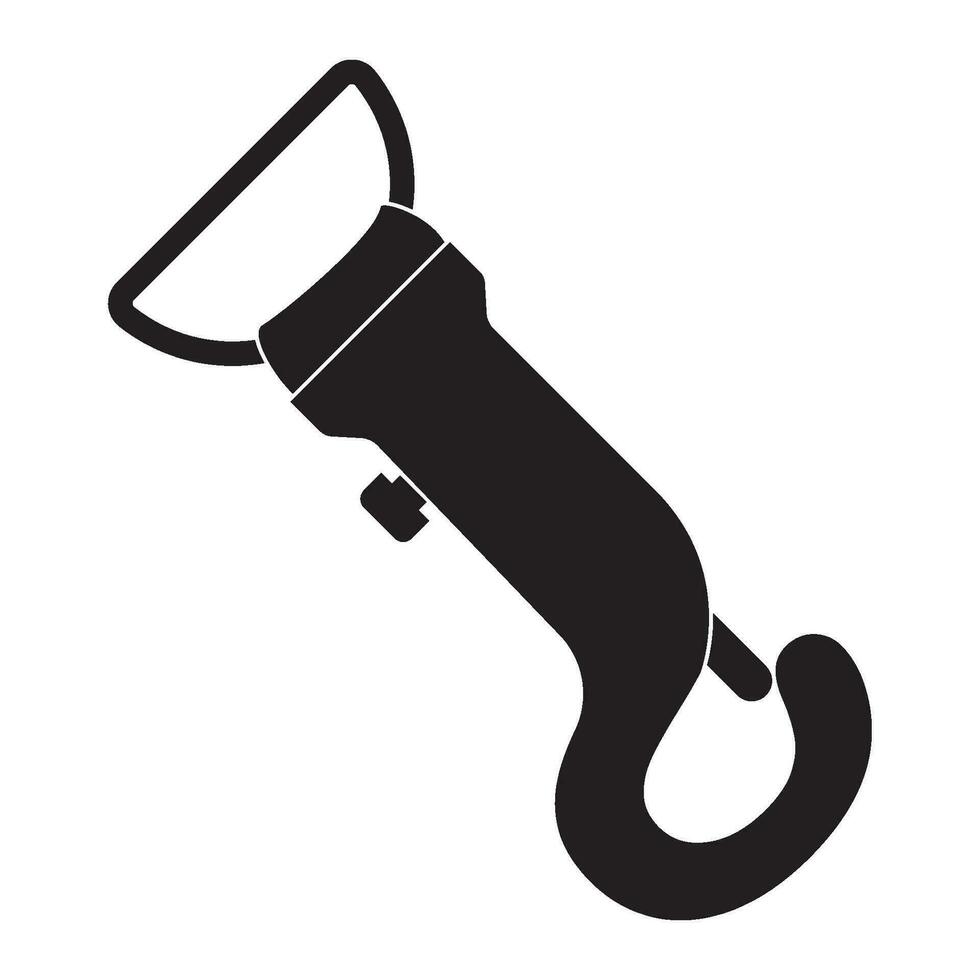 Mountain equipment Carabiner icon vector