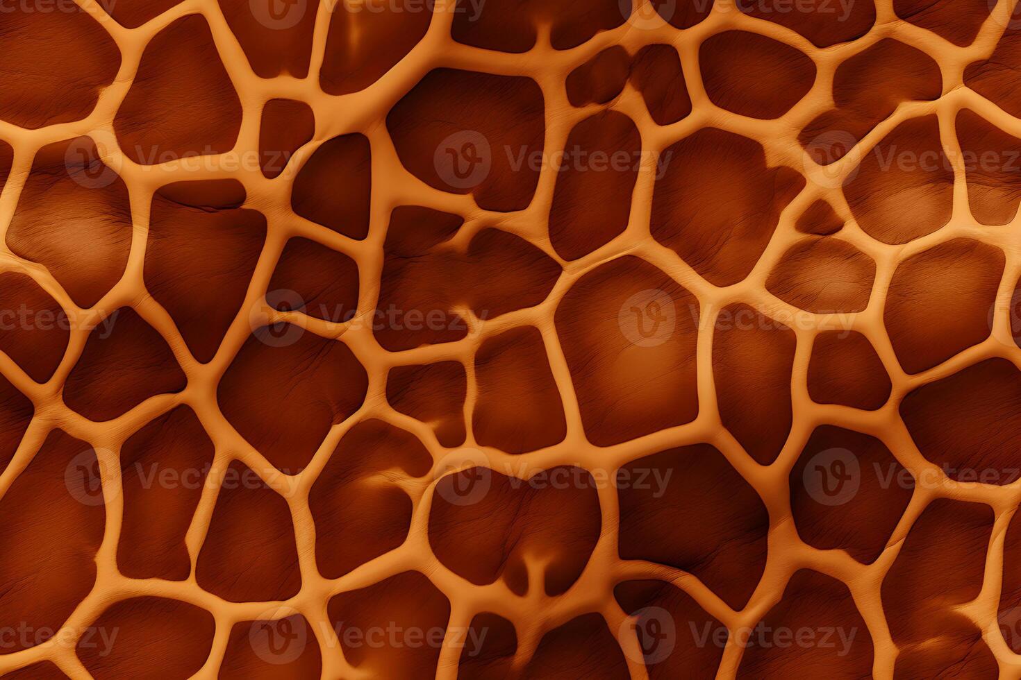 real giraffe skin texture seamless pattern, ai generated photo