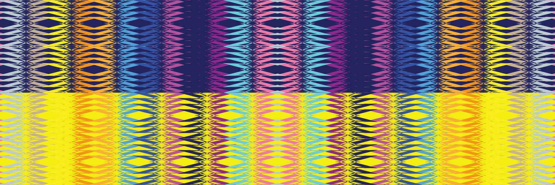 Sari indian seamless pattern. Tribal art border abstract print. Ethnic ornament.  Repeating background texture. Fabric, cloth design vector