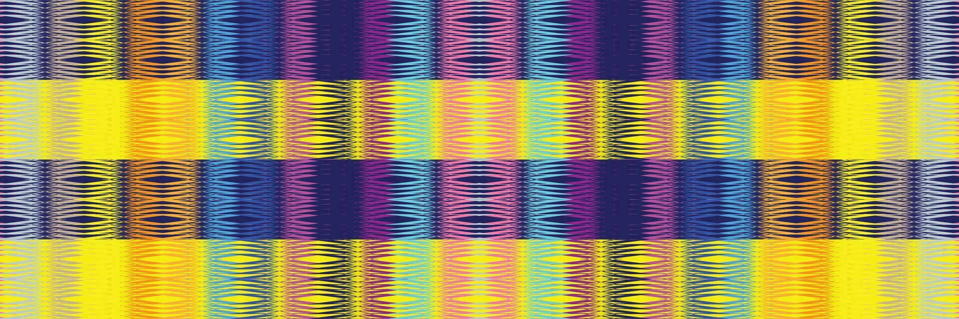 Sari indian seamless pattern. Tribal art border abstract print. Ethnic ornament.  Repeating background texture. Fabric, cloth design vector