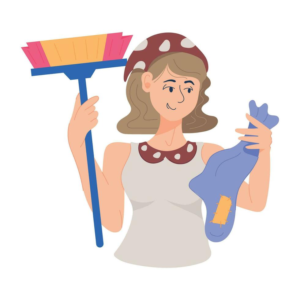Trendy Cleaning Service vector