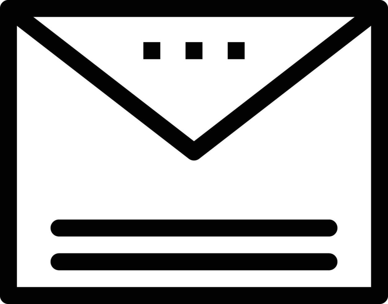 message line icon for download vector