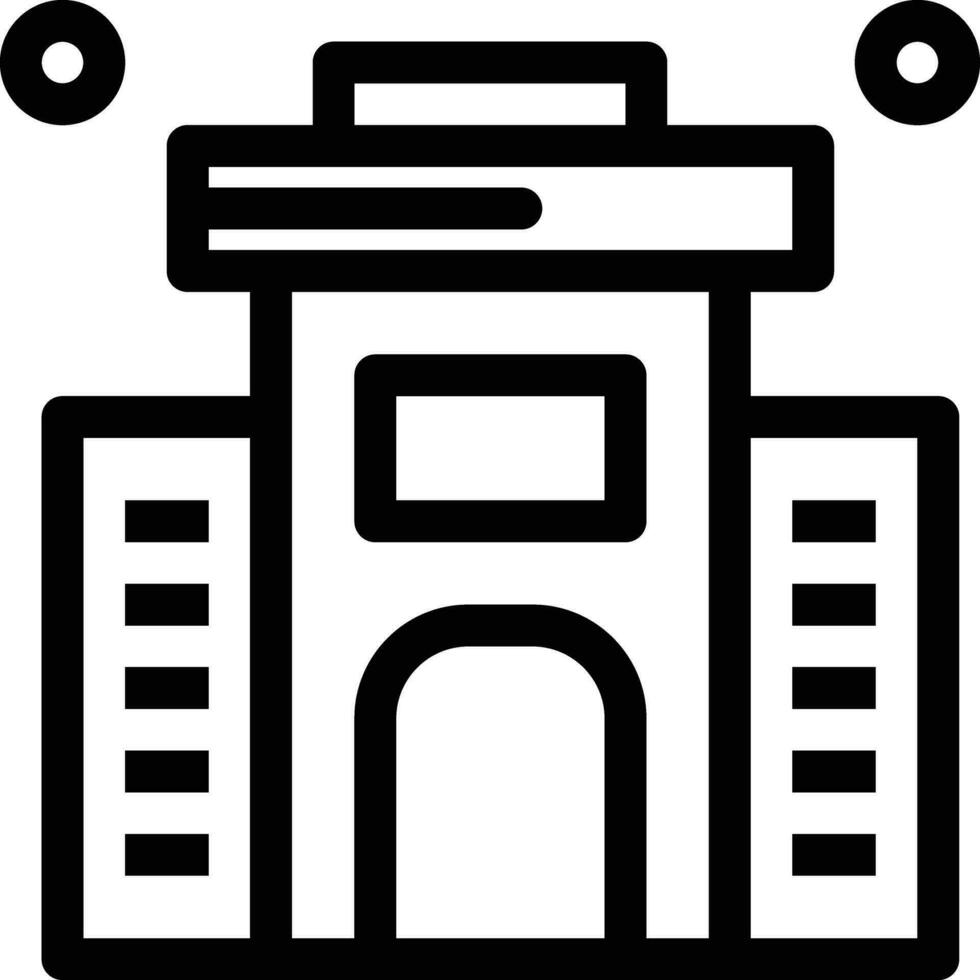 building line icon for download vector