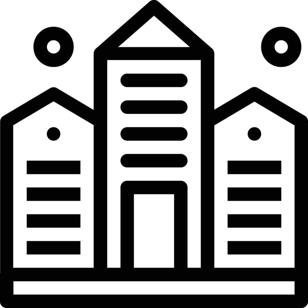 building line icon for download vector