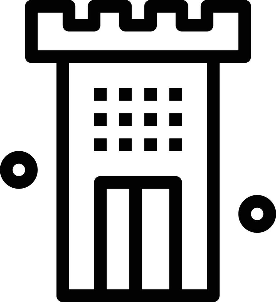 building line icon for download vector