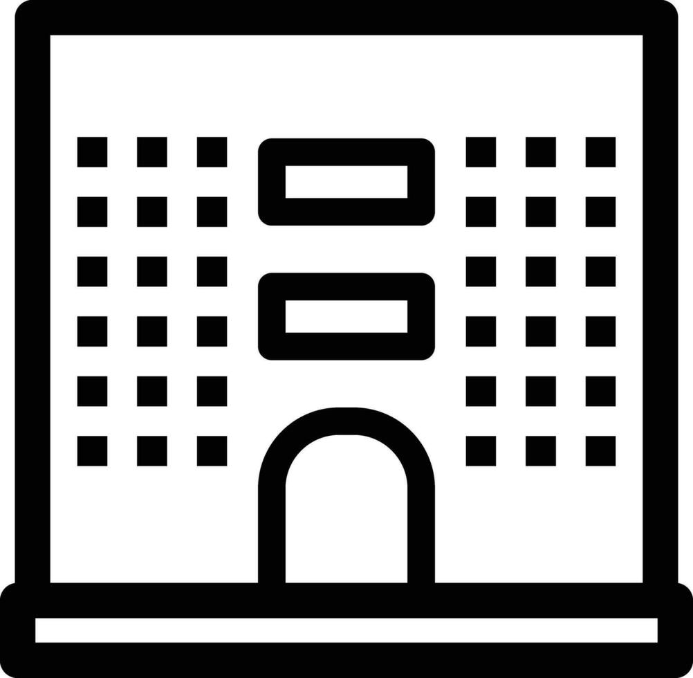 building line icon for download vector