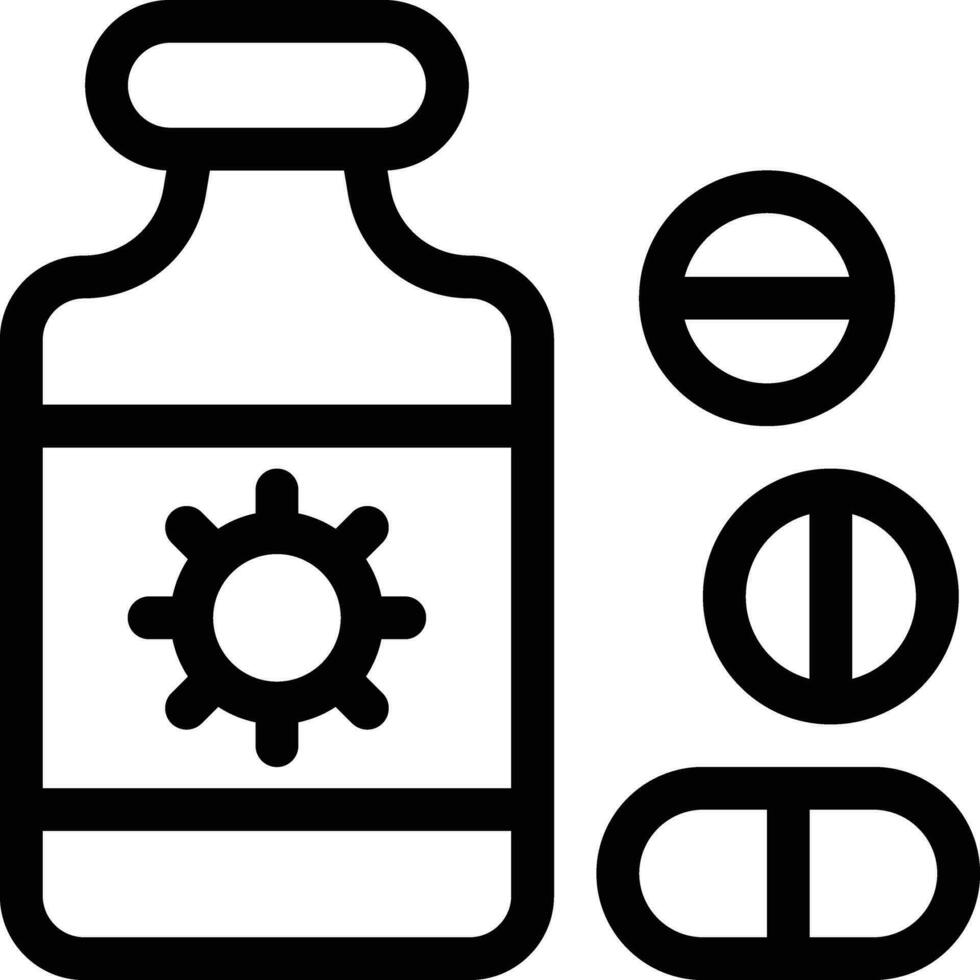 15-medicine  line icon for download vector