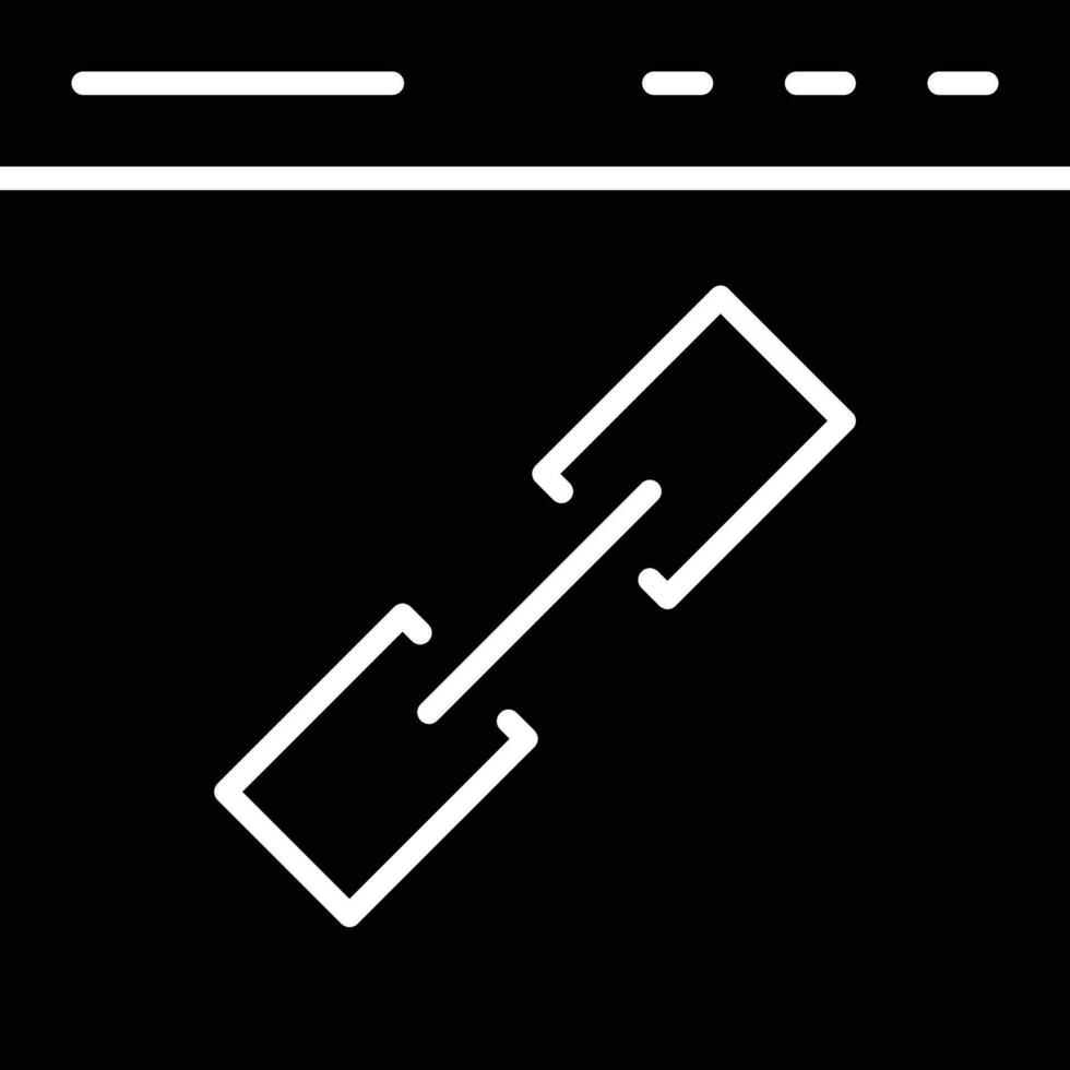 web link line icon vector
