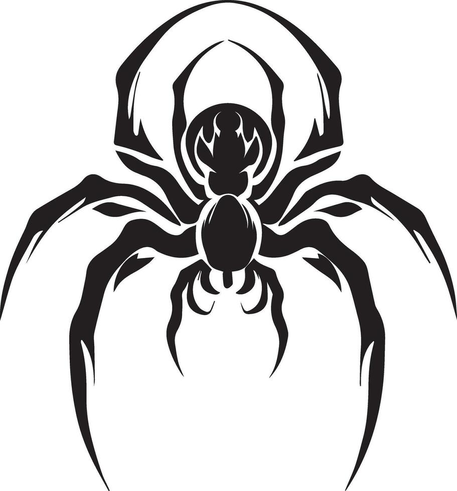 Spider tattoo design illustration vector art