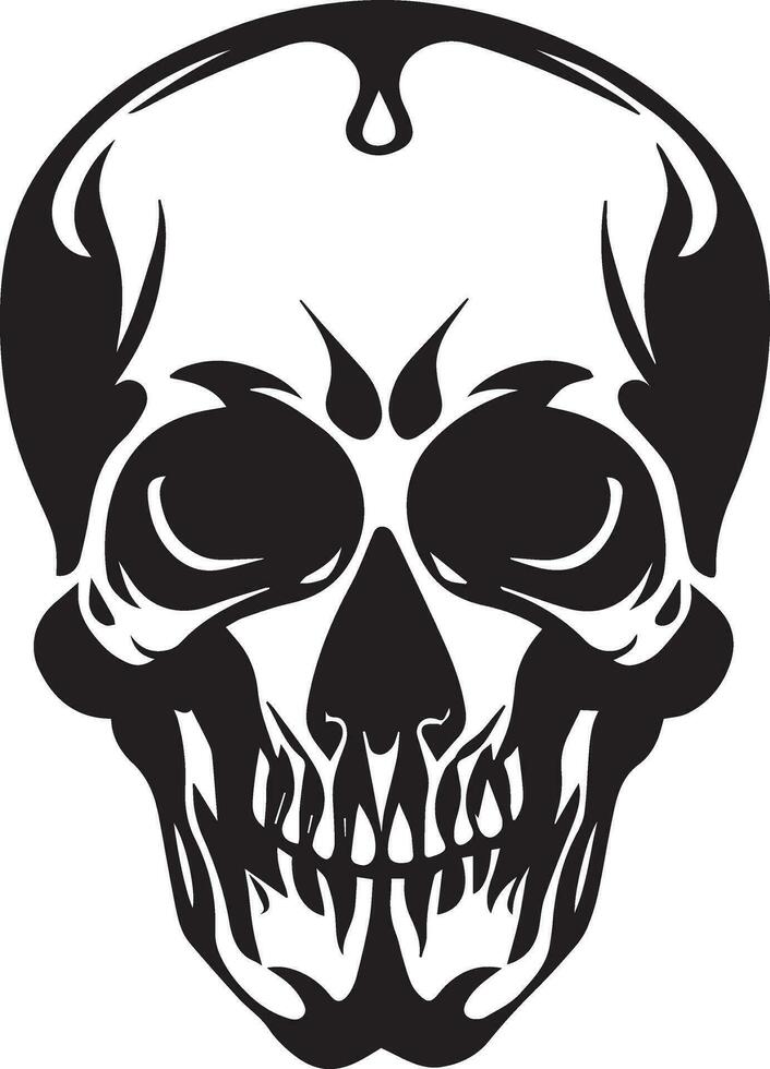Satan Vector tattoo design illustration black color