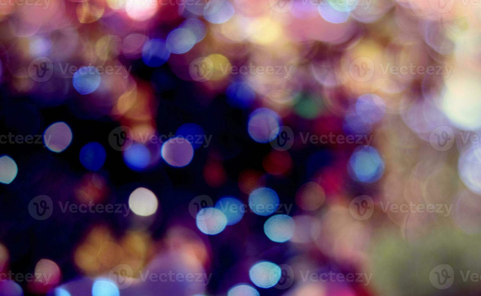 Abstract bokeh pastel background. Bokeh light, shimmering blur spot lights on multicolored abstract background photo