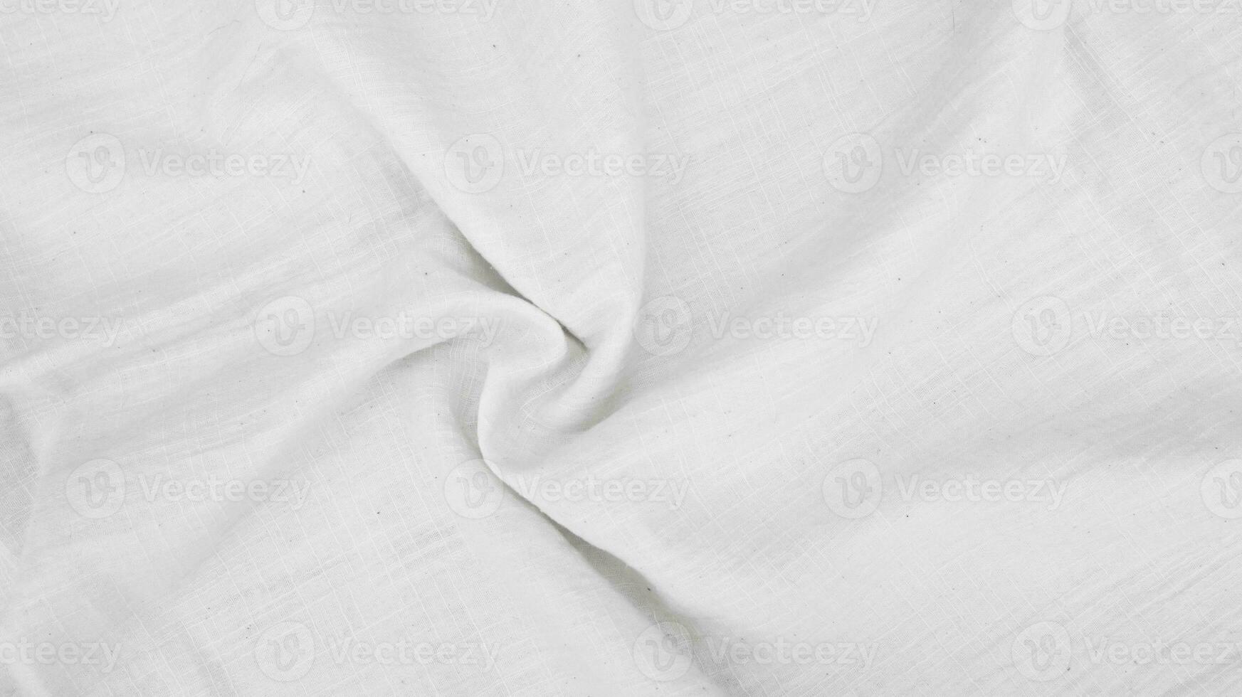 Organic Fabric cotton backdrop White linen canvas crumpled natural