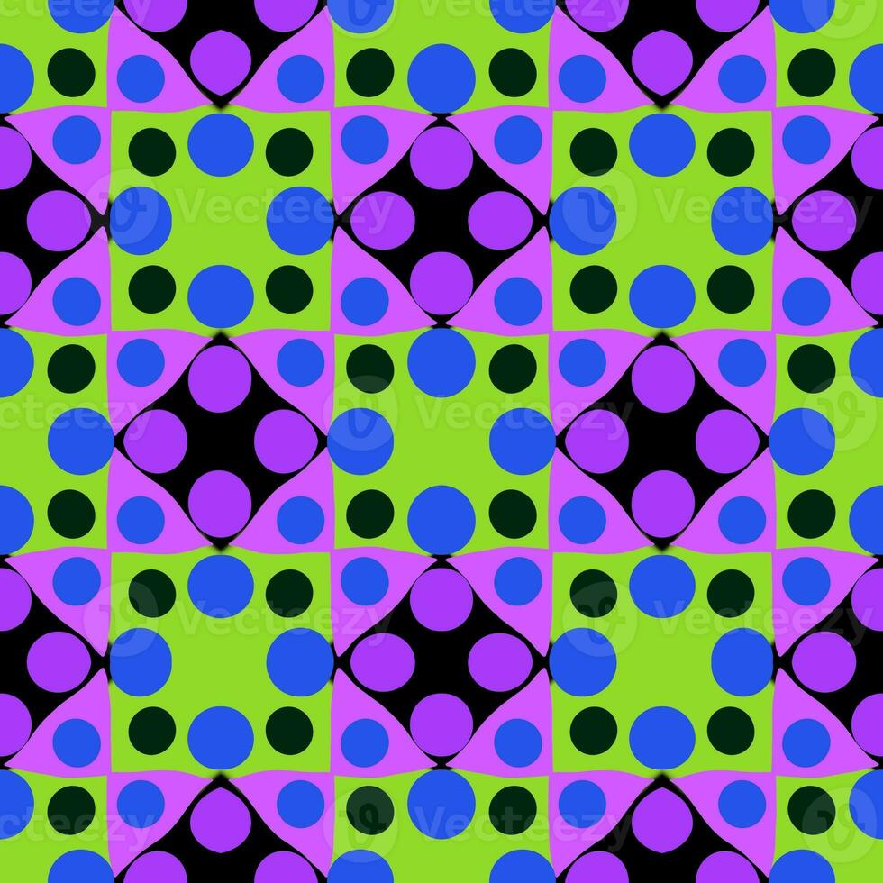 Seamless pattern retro vintage style 90 70s or 80s on Seamless pattern design. photo
