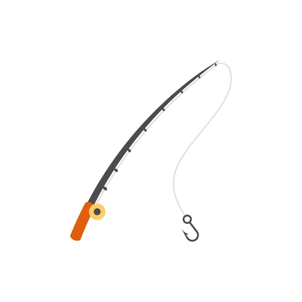 fishing rod vector