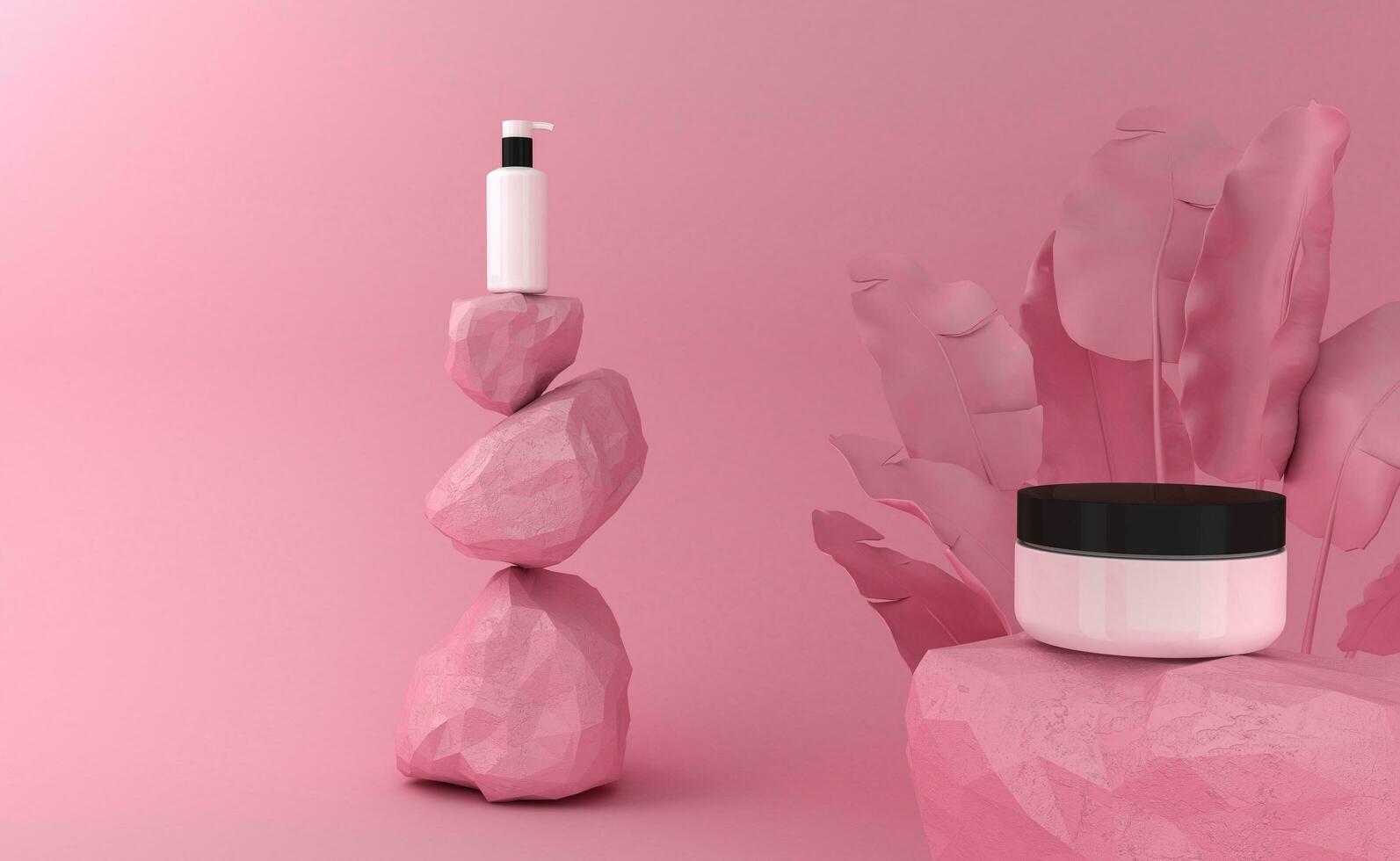Display background for Cosmetic product presentation. photo