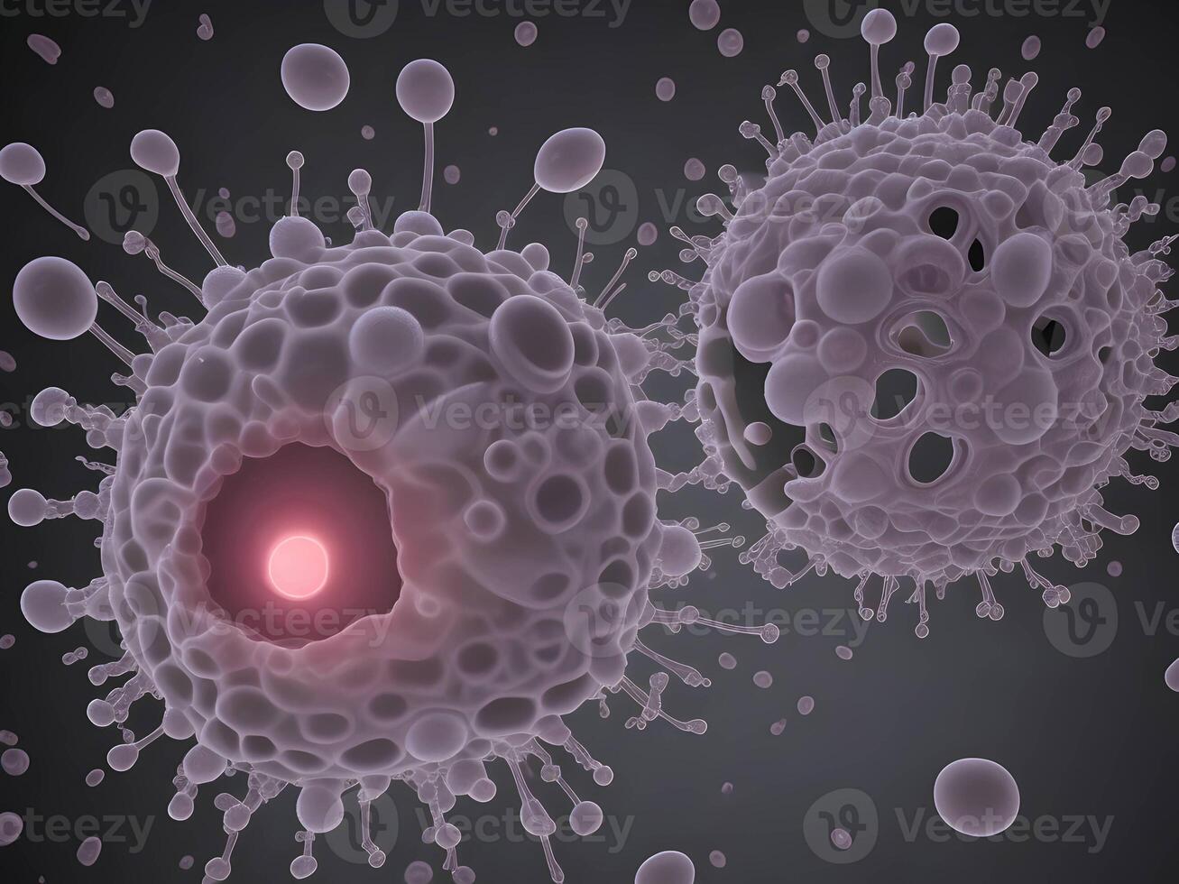 Human cell microscope background. . photo