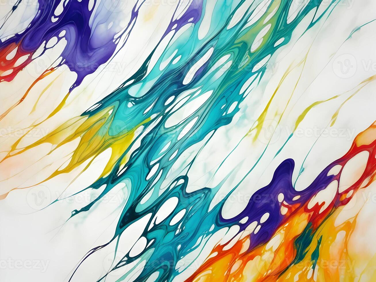 marble ink abstract art from exquisite original painting for abstract background. . photo