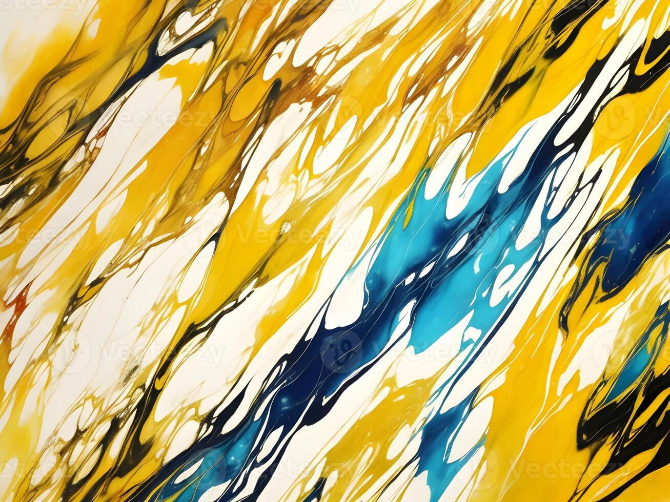 marble ink abstract art from exquisite original painting for abstract background. . photo