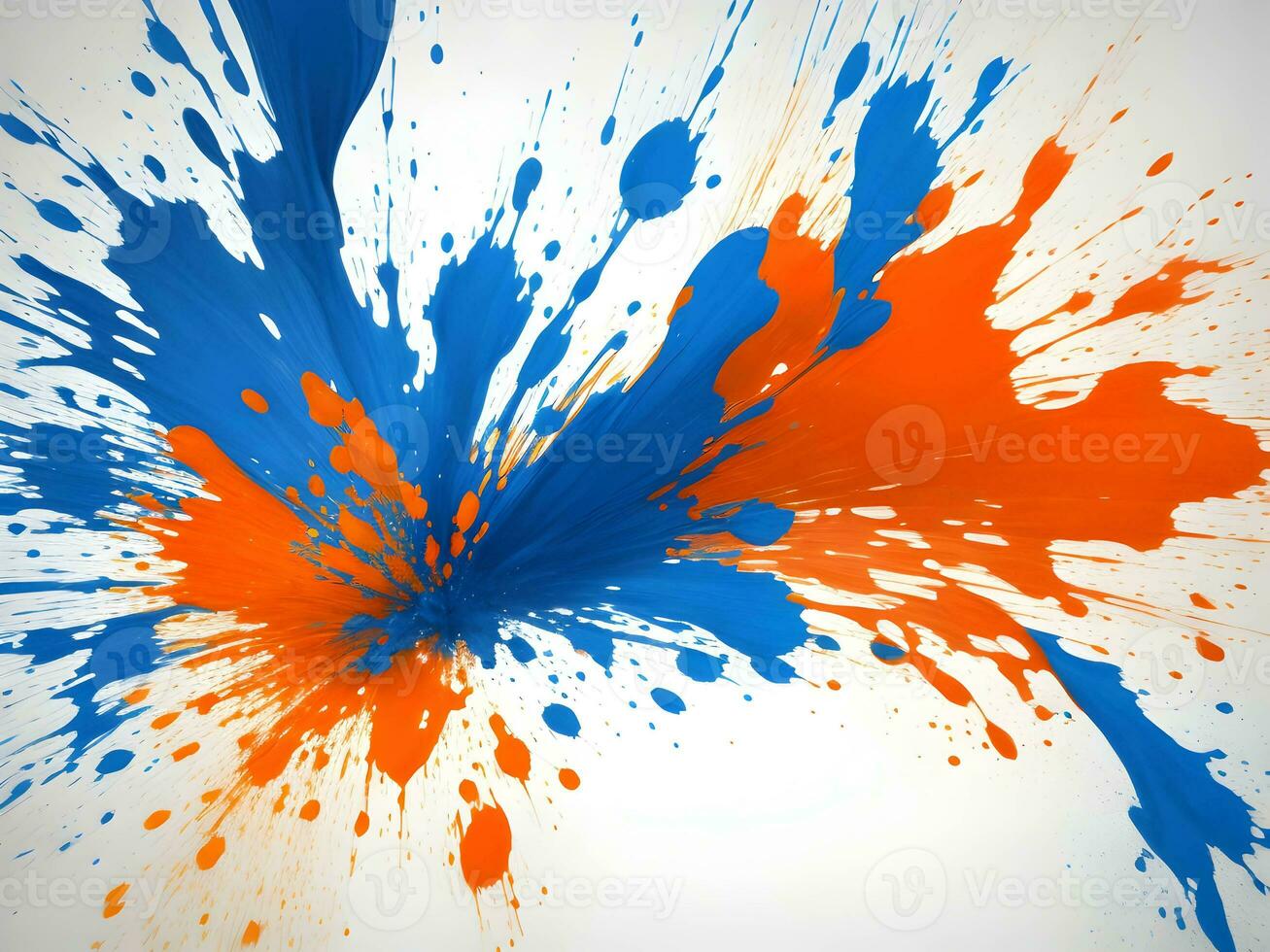 3d Liquid abstract colorful texture on white background, AI generation, AI generation. photo