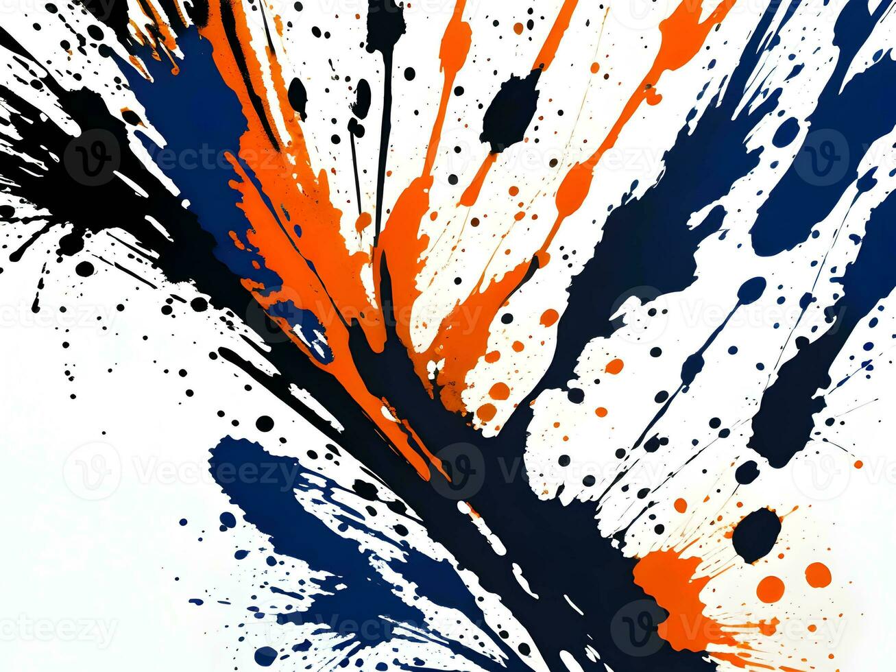 3d Liquid abstract colorful texture on white background, AI generation, AI generation. photo