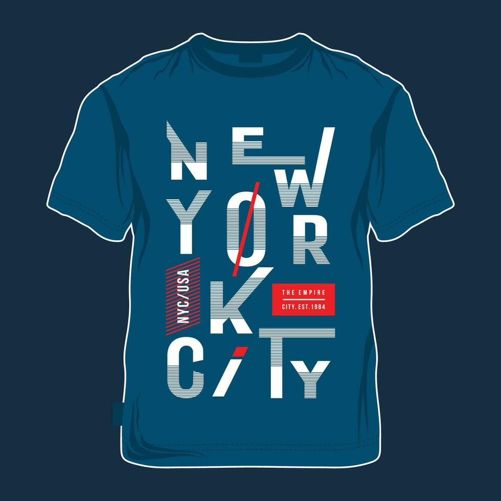 new york city slogan graphic, t shirt vector, illustration, for cool casual mens style vector