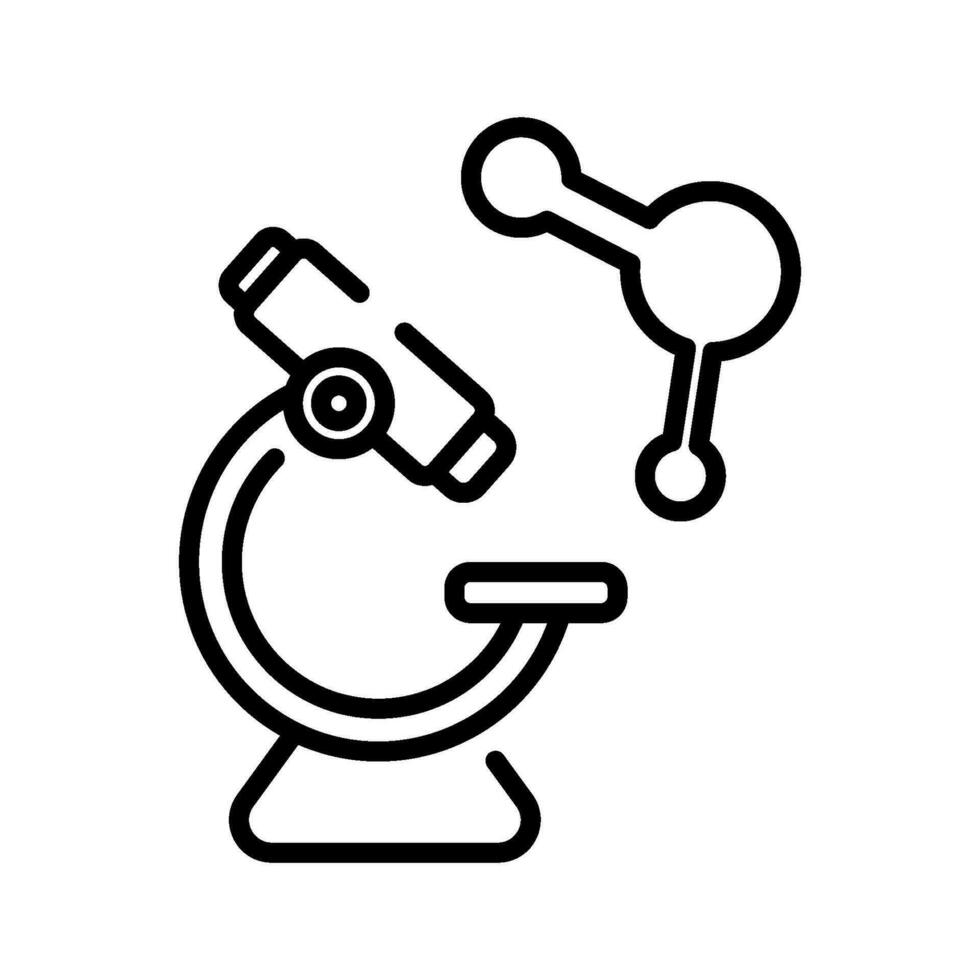 microscope icon sign symbol vector