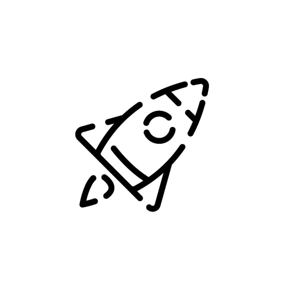 rocket icon sign symbol vector