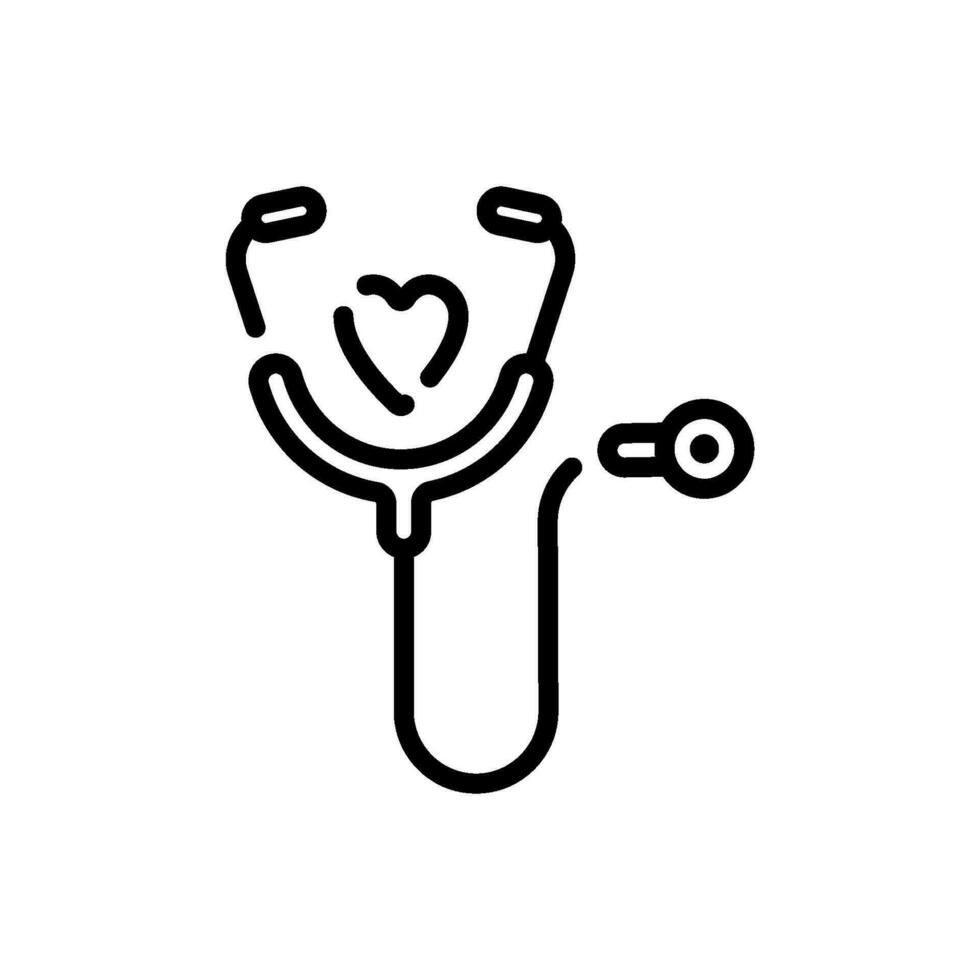 stethoscope icon sign symbol vector